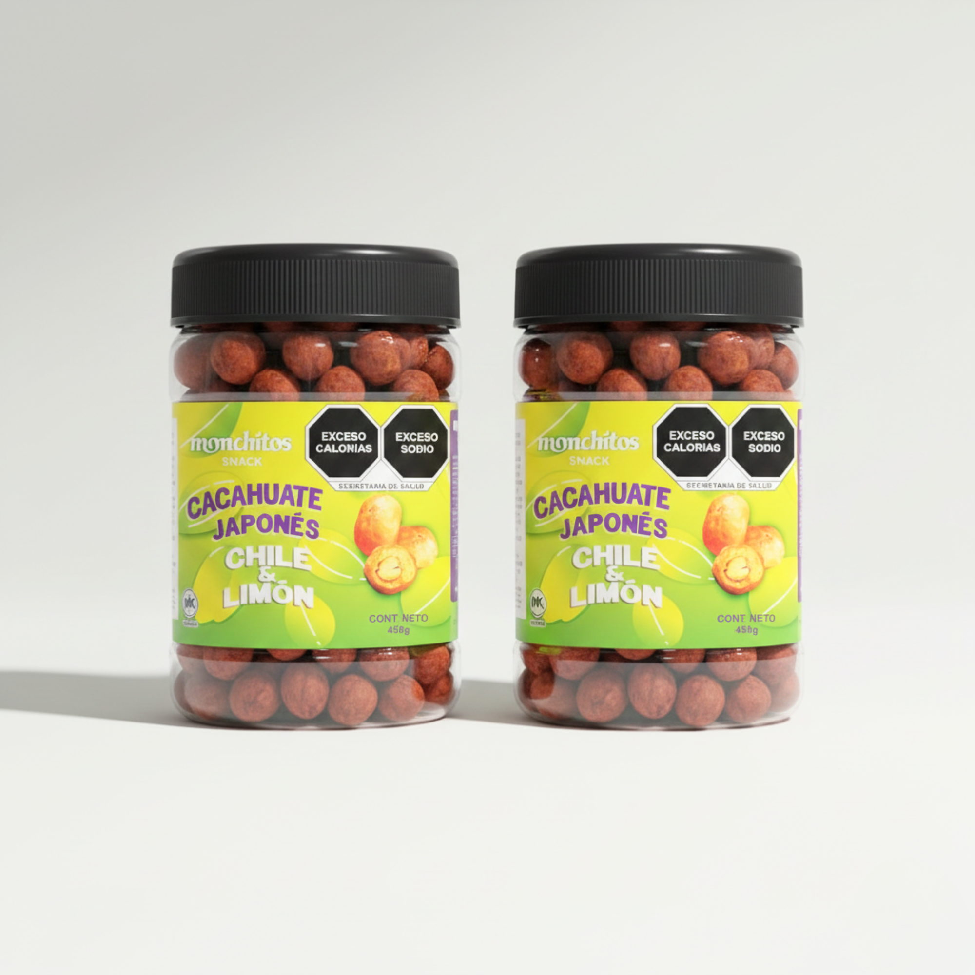 Cacahuate Japonés Chile Limón (450 grs. - 2 pz.)