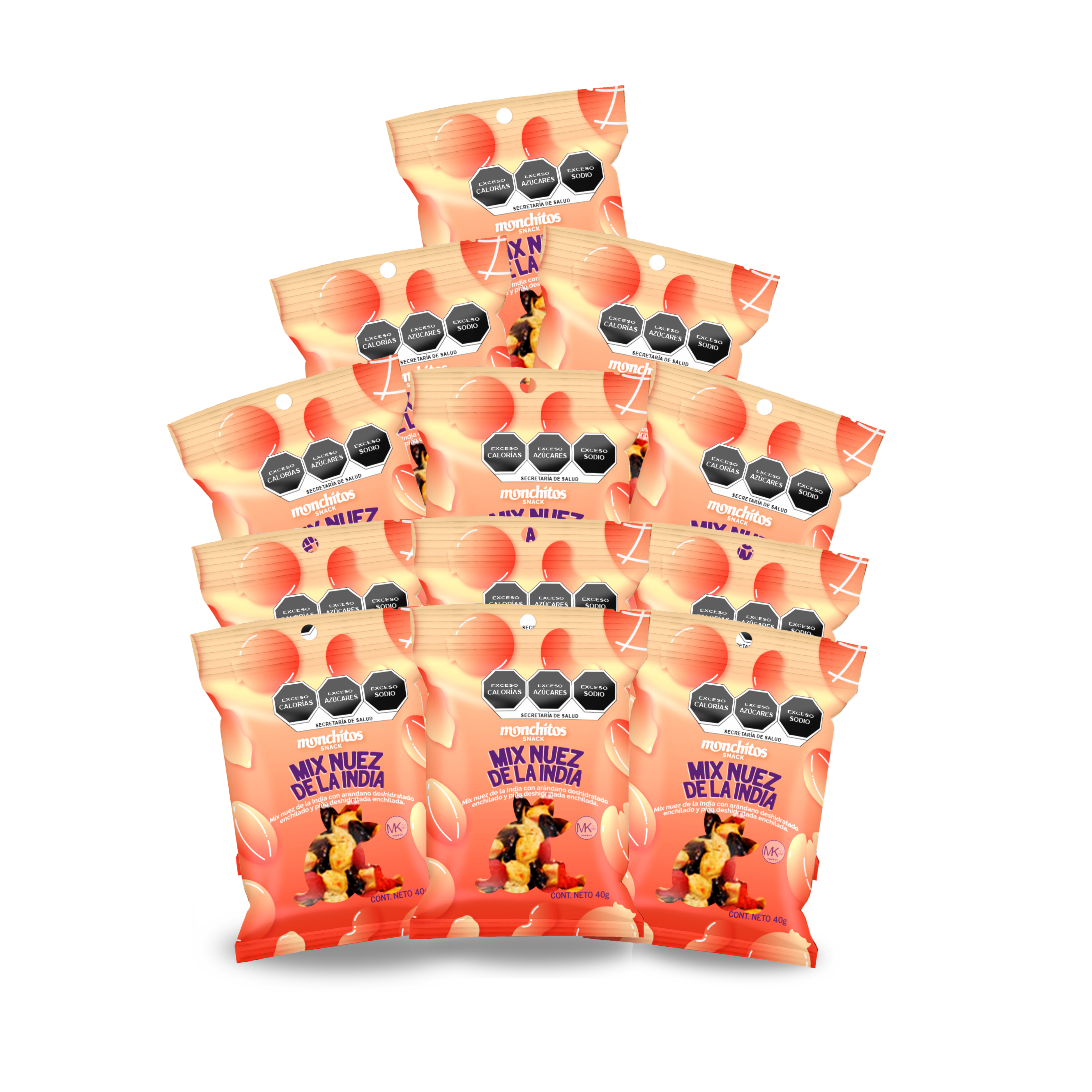 Mix Nuez de la India (40 grs. - 12 pz.)