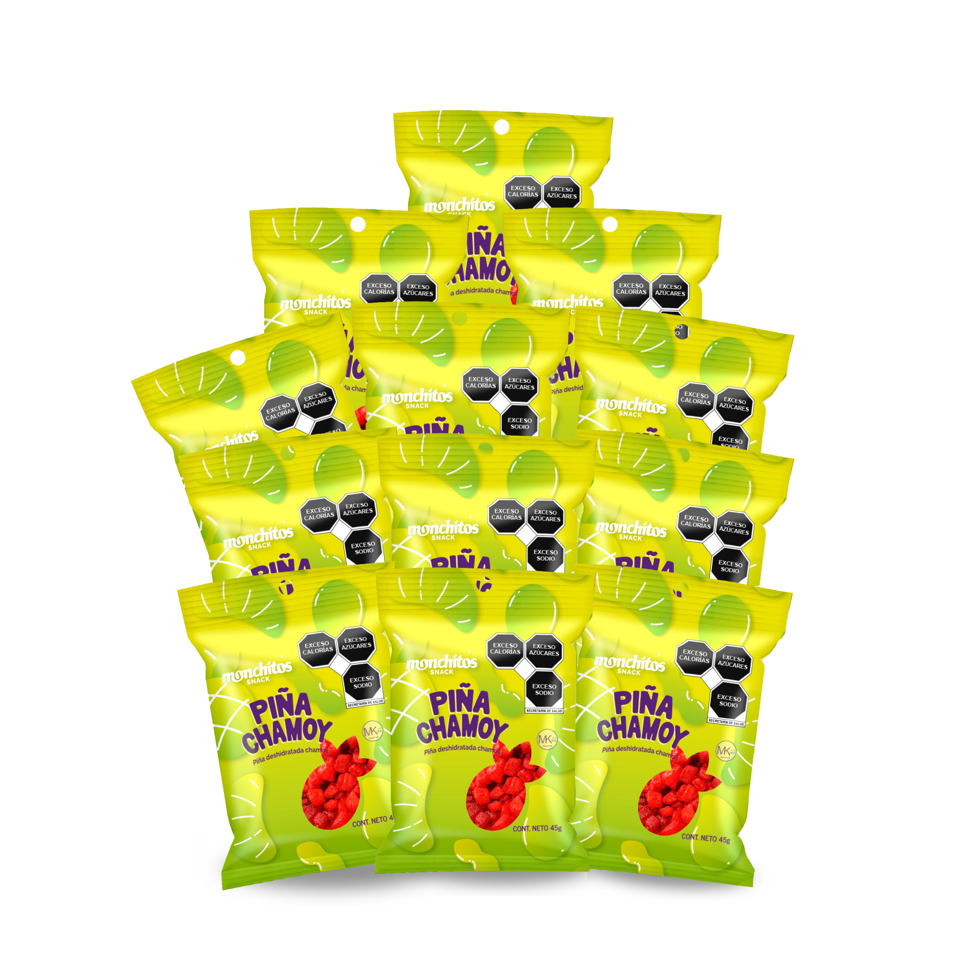 Piña Chamoy (45 grs. - 12 pz.)