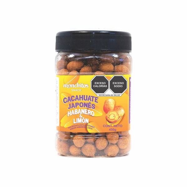 Cacahuate Japonés Habanero Limón (450 grs. - 2 pz.)
